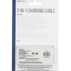 Vivitar 3-in-1 Charging Cable, 3', Black, NIL2001-BLK-STK-24
