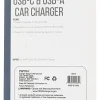 Vivitar USB-C And USB-A Car Charger, Black, NIL6003-BLK-STK-24