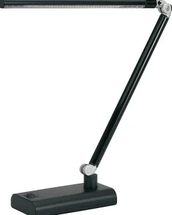 V-Light Slim-Strip LED Desk Lamp, Adjustable, 18"H, Black