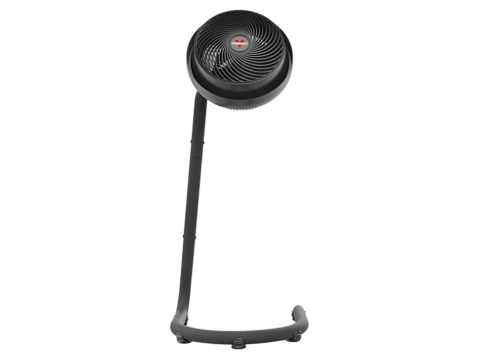 Vornado 693 9” Blade Adjustable Med Stand Air Circulator, 39-1/4”H x 15-3/8”W x 15-3/4”D, Black