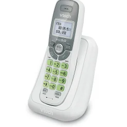VTech® CS6114 DECT 6.0 Digital Cordless Phone With Caller ID/Call Waiting, White