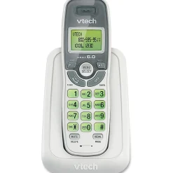 VTech® CS6114 DECT 6.0 Digital Cordless Phone With Caller ID/Call Waiting, White