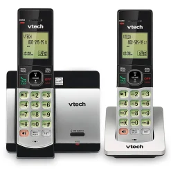 VTech® CS5119-2 DECT 6.0 Expandable Cordless Phone With Digital Answering System