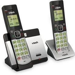 VTech® CS5119-2 DECT 6.0 Expandable Cordless Phone With Digital Answering System