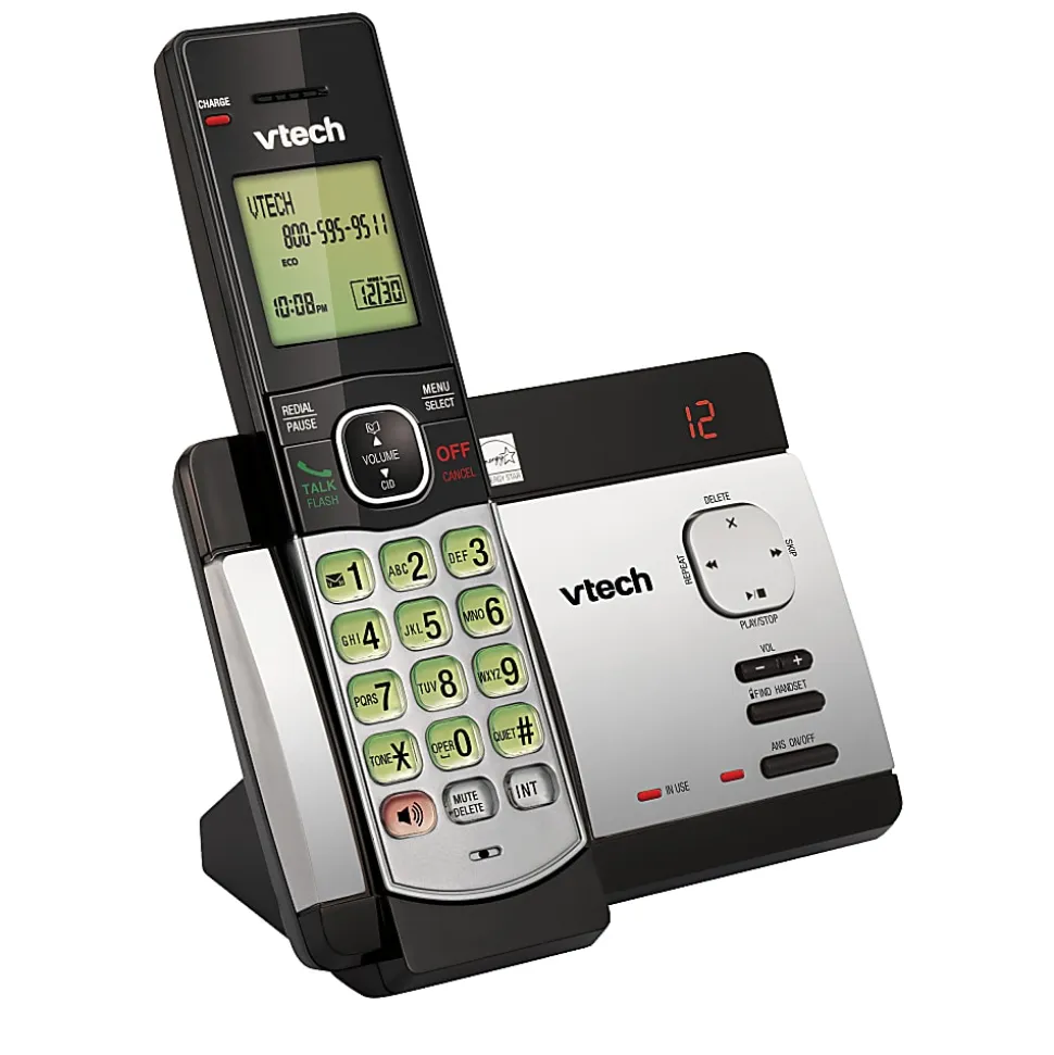 VTech® CS5129 DECT 6.0 Expandable Cordless Phone with Digital Answering System