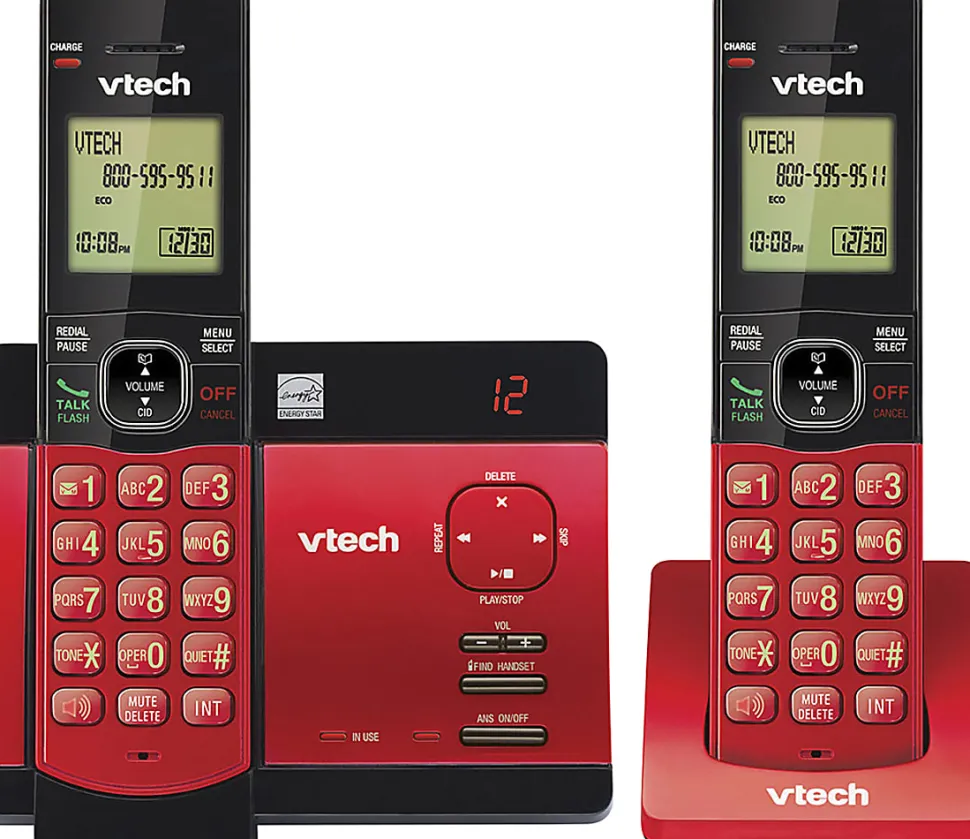 VTech® CS5129-26 DECT 6.0 Expandable Cordless Phone With Digital Answering System