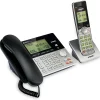 VTech CS6949 DECT 6.0 Standard Phone - Black, Silver - 1 x Phone Line - Speakerphone - Answering Machine - Hearing Aid Compatible