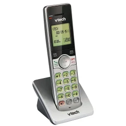VTech CS6949 DECT 6.0 Standard Phone - Black, Silver - 1 x Phone Line - Speakerphone - Answering Machine - Hearing Aid Compatible