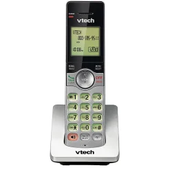 VTech CS6949 DECT 6.0 Standard Phone - Black, Silver - 1 x Phone Line - Speakerphone - Answering Machine - Hearing Aid Compatible
