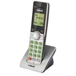 VTech CS6949 DECT 6.0 Standard Phone - Black, Silver - 1 x Phone Line - Speakerphone - Answering Machine - Hearing Aid Compatible
