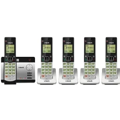 VTech® CS5129-5 5-Handset DECT 6.0 Cordless Phone System With Digital Answering System, 80-0200-00