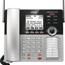 VTech® DECT 6.0 Expandable Corded Small Business Phone System Main Console, CM18445