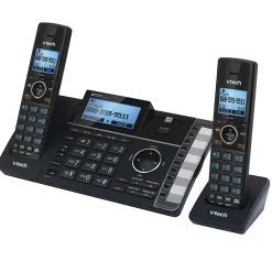 VTech® DS6251-2 DECT 6.0 Expandable 2-Line Cordless Phone With Answering System, 80-1375-00