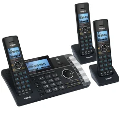 VTech® DS6251-3 DECT 6.0 Expandable 2-Line Cordless Phone With Answering System, 80-1401-00
