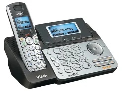 Vtech DS6151 2-Line DECT 6.0 Cordless Speakerphone with Digital Answering System and Caller ID