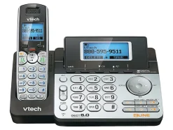 Vtech DS6151 2-Line DECT 6.0 Cordless Speakerphone with Digital Answering System and Caller ID