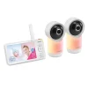 VTech Smart Wi-Fi 1080p 2-Camera 360°-Pan-And-Tilt Video Baby Monitor System With 5" Display, RM57662HD