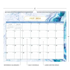 Wall Calendar BS Gemma - 15x12 AY26-27 Monthly Safety Wirebound -