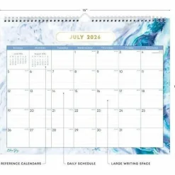Wall Calendar BS Gemma - 15x12 AY26-27 Monthly Safety Wirebound -