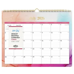 WALL CALENDAR BS VENUS - 15X12 AY26-27 MONTHLY SAFETY WIREBOUND -