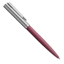 Waterman® Allure Deluxe Ballpoint Pen, Medium Point, 0.7 mm, Pink Lacquer Barrel, Blue Ink