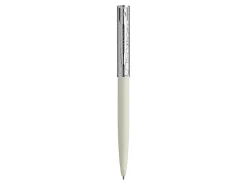 Waterman® Allure Deluxe Ballpoint Pen, Medium Point, 0.7 mm, White Lacquer Barrel, Blue Ink