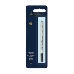 Waterman® Rollerball Pen Refill, Fine Point, 0.5 mm, Black