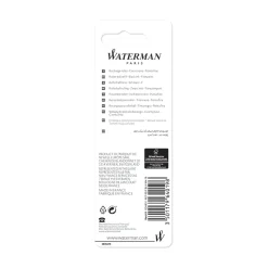 Waterman® Rollerball Pen Refill, Fine Point, 0.5 mm, Black