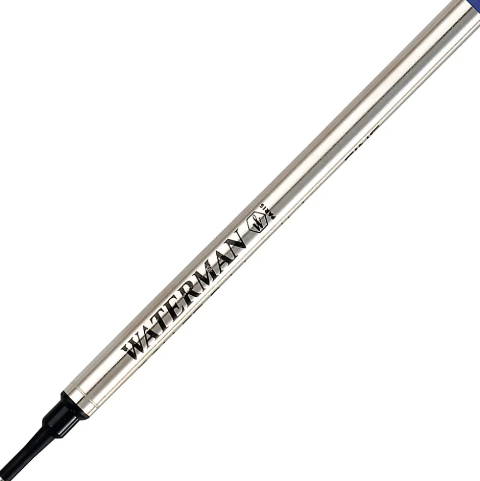 Waterman® Rollerball Pen Refill, Fine Point, 0.5 mm, Blue
