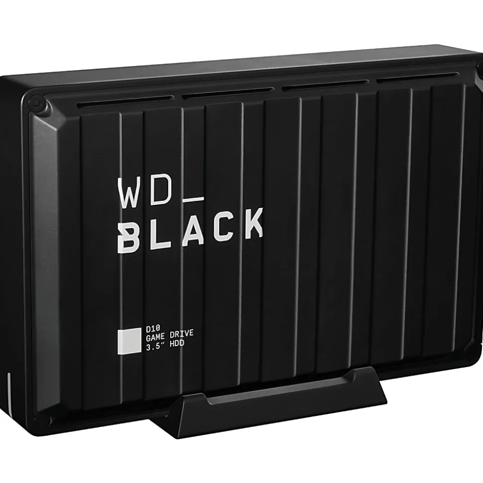 WD_Black D10 WDBA3P0080HBK 8 TB Desktop Hard Drive - External - Black - Gaming Console, Desktop PC Device Supported - WDBA3P0080HBKNESN