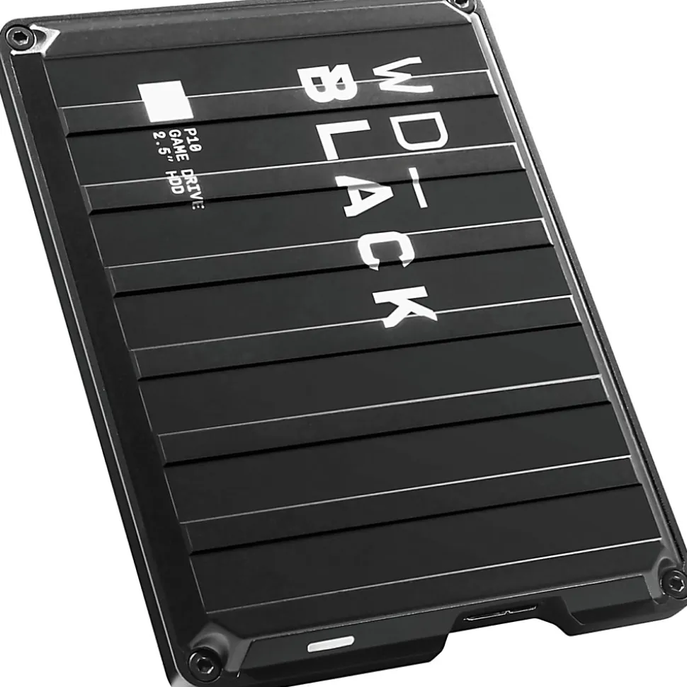 WD_BLACK P10 Game Drive Portable HDD, 2TB, Black