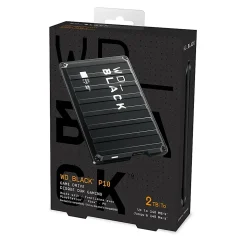 WD_BLACK P10 Game Drive Portable HDD, 2TB, Black