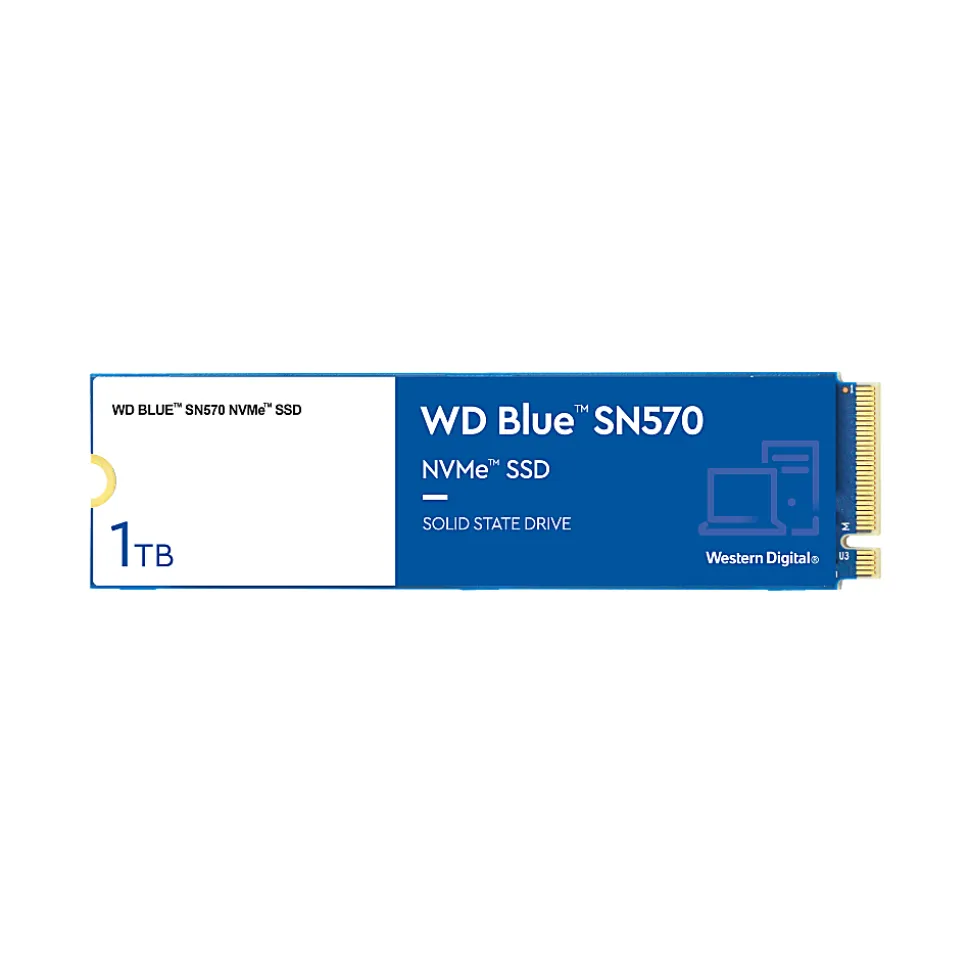 WD BLUE SN570 NVMe™ Internal SSD, 1TB, Blue