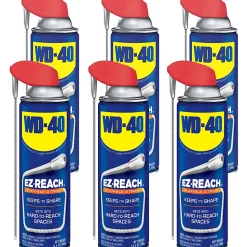 WD-40 EZ Reach Flexible Straw Lubricant - 14.40 fl oz - Corrosion Resistant - 6 / Carton