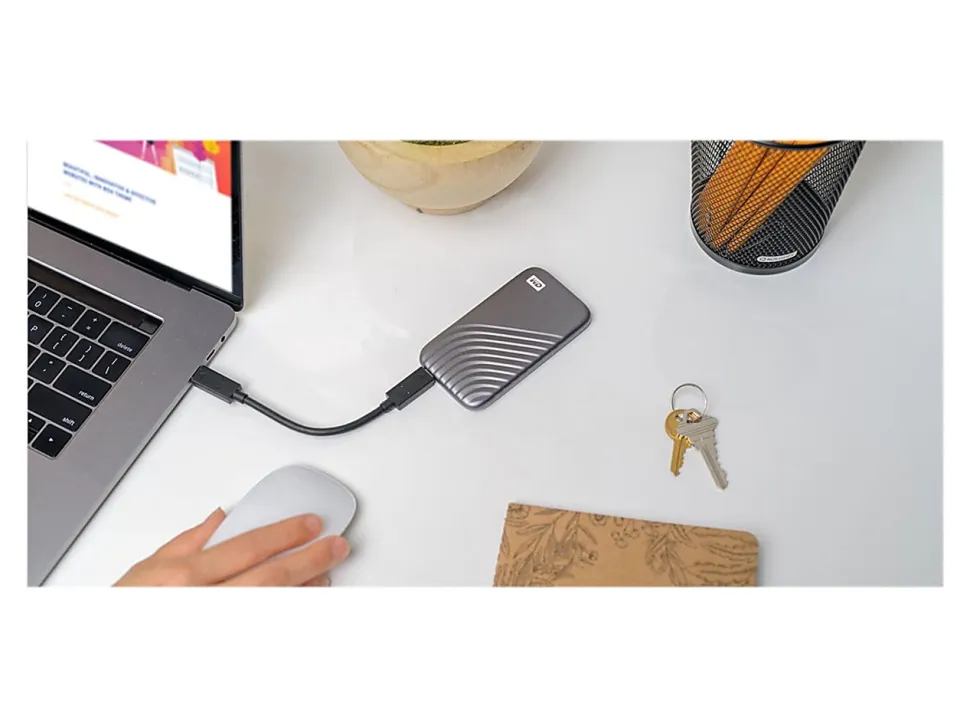 WD My Passport™ External SSD, 500GB, Space Gray