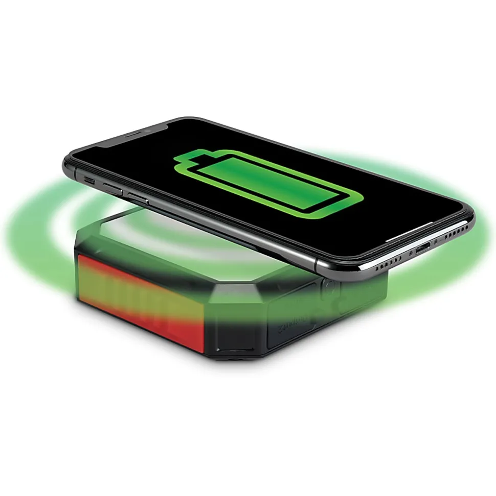 WeatherX Solar Power Bank And Light With Wireless Charger, XPC10002R