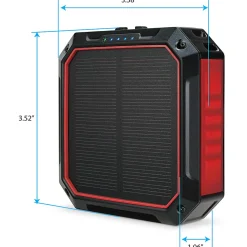 WeatherX Solar Power Bank And Light With Wireless Charger, XPC10002R