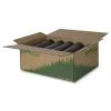 Webster EarthSense Star Bottom Commercial Can Liners, 1.25 mil, 40 To 45 Gallons, 75% Recycled, Black, Box Of 100 Liners