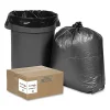 Webster® Super Heavy-Duty Platinum Plus Liners, 1.5mil, 33 Gallon, Silver, Box Of 50