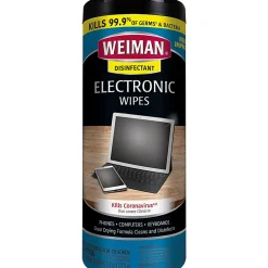 Weiman E-Tronic Wipes - For TV, Keyboard, Monitor, Notebook, Smartphone, Tablet, Electronics, Plasma Display, LCD - 93ACT