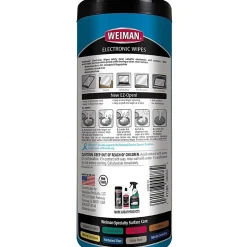 Weiman E-Tronic Wipes - For TV, Keyboard, Monitor, Notebook, Smartphone, Tablet, Electronics, Plasma Display, LCD - 93ACT