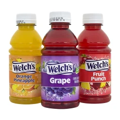 Welch's Juice, 10 Oz, Assorted Flavors, Pack Of 24 Bottles