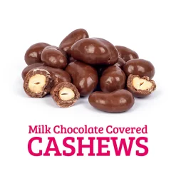 Wellsley Farms Milk Chocolate Covered Cashews, 44 Oz