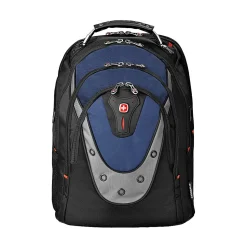 Wenger® Ibex Laptop Backpack, Black/Blue
