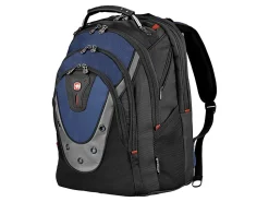 Wenger® Ibex Laptop Backpack, Black/Blue