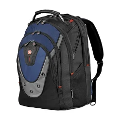 Wenger® Ibex Laptop Backpack, Black/Blue