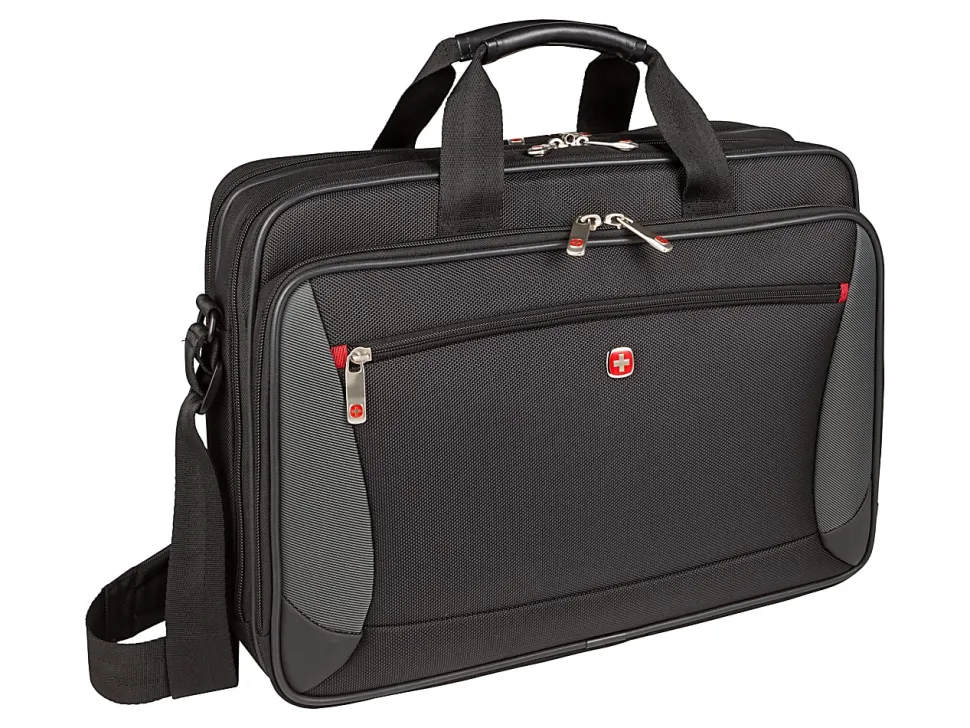 Wenger® Mainframe Briefcase With 15.6" Laptop Pocket, Black