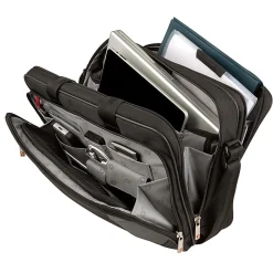 Wenger® Mainframe Briefcase With 15.6" Laptop Pocket, Black