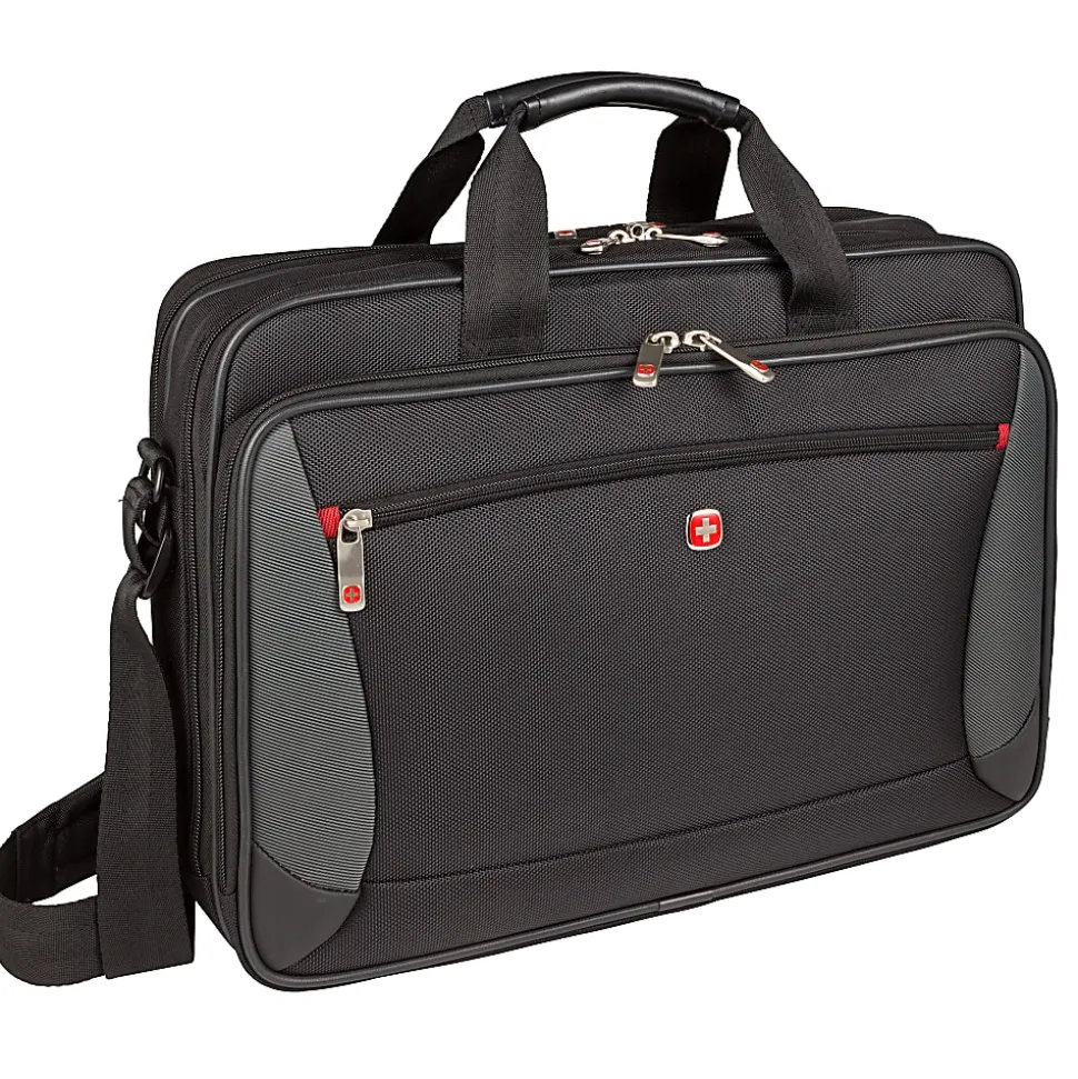 Wenger® Mainframe Briefcase With 15.6" Laptop Pocket, Black
