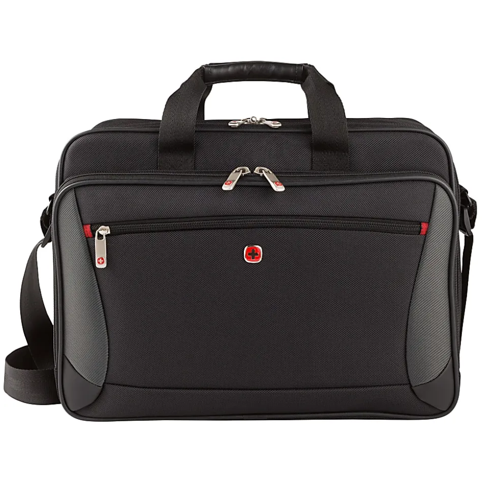 Wenger® Mainframe Briefcase With 15.6" Laptop Pocket, Black